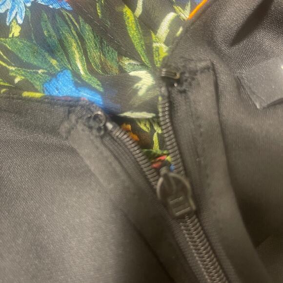 Kensie Blossoms Floral Print V-Neck Short Sleeve A-Line Dress size Zero - Picture 16 of 16